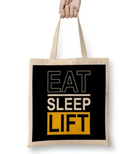 Eat Sleep Lift Bez Çanta Uzun Saplı