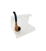 3’lü Şeffaf Pleksi Pipo Standı, 11x12 cm, Modern ve Şık Düzenleyici