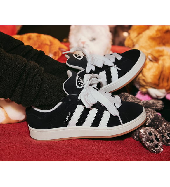 adidas gazelle silver green womens Men's Adidas CAMPUS 00s "Core Black Black"  The Closet Inc