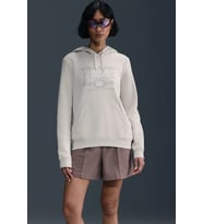 Nike Club Fleece GX Hoodie Women Sweatshirt Kapüşonlu Kadın Kazak Kirli Beyaz