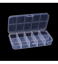 Hayal Sepeti 10 Bölmeli Kapaklı Organizer Kutu 132x69x22 mm