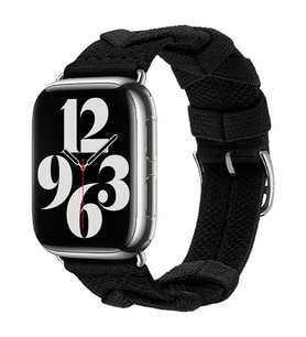 Apple Watch 42mm Uyumlu Kordon Sarmal Örgü Tasarımlı Kumaş Zore KRD-97 Kayış