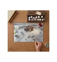 Maket Ev - Proje - Çalışma Masası Tasarımı 240 parça Ahşap Puzzle Ahşap Kutuda MP01579