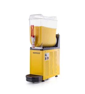 Samixir SLUSH12.Y Slush Mono, Granita, Meyve Suyu Dispenseri, 12 L, Sarı 