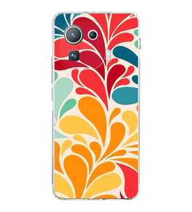 PrintiFy Xiaomi Mi 11 Pro ile Uyumlu Retro Color 5  Kamera Korumalı Şeffaf  Kılıf