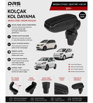 Skoda Citigo / Seat Mİİ / Drs Tuning Up 2011 - 2020 Kolçak Kol Dayama Siyah