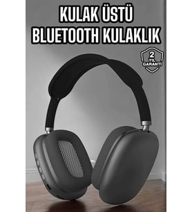 P9 Plus Hi-fi Ses Kalitesi Ayarlanabilir Mikrofonlu Bluetooth Kulaklık Siyah