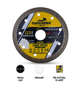 115mm Premium Sürekli Çember Elmas Testere Seramik
