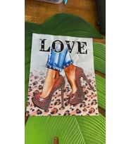 24X20 CM ZİKON TAŞLI LOVE YAZI ARMA DİKİŞ GİYİM AKSESUARI