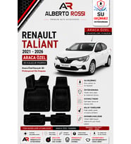 RENAULT TALİANT 2021 - 2026 Araca Özel Kauçuk 3D Profesyonel Oto Paspası
