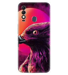 Tecno Spark 8T Kılıf Silikon Desen Özel Seri Red Eagle 1752
