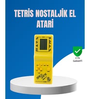 Mini Tetris El Aterisi – Taşınabilir Retro Oyun Konsolu, Pil Ile Çalışan Klasik Model
