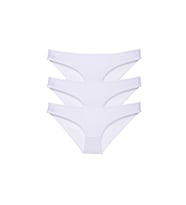 Mulvxbrf Brf02 3 Adet Süper Eko Set Likralı Kadın Slip Külot Beyaz (Mulvix)