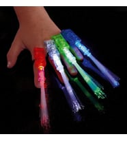 Led Işıklı Renkli Püsküllü Parmak Işığı 4 Renk 4 Adet