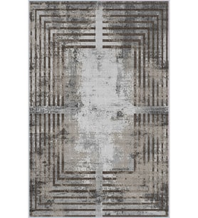 Eliana Home Baskılı, Yıkanabilir Kaymaz Taban Salon Halısı LNA1550-SD295 100x150 cm (Beyaz)