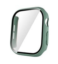 Apple Watch 10 42mm Uyumlu Sert PC Kasa ve Ekran Koruyucu Zore Watch Gard 35 (Açık Yeşil)