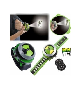 Ben 10 Projektörlü Saat Ben Ten Duvara Yansıtmalı Diskli Akıllı Saat
