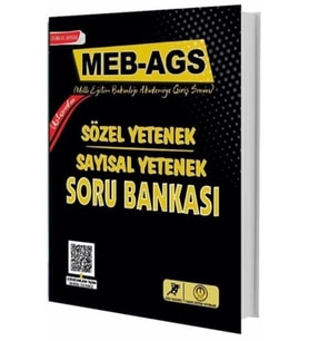 MEB AGS Sözel Sayısal Yetenek Soru Bankası Tasarı Yayınları
