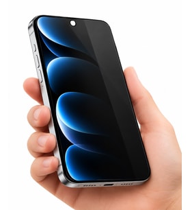 SPOLO iPhone 17 Air Hayalet Ekran Koruyucu 500CC Full HD Large Arc Gizlilik Camı Darbe ve Çizilme Ko