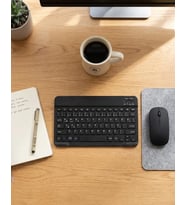 Kablosuz Klavye Ve Mouse Kombosu Bluetooth Uyumlu Sessiz Set