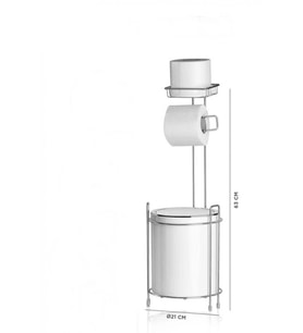 Kosova OKY511 WC Kağıtlık 63x21 cm (Gri)