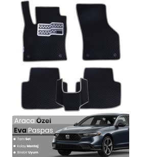 HONDA ACCORD (2018-2024) Uyumlu EVA Paspas Tam Set–Araca Özel,Su Geçirmez,Kolay Montaj
