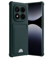 Redmi Note 14 Pro 4G Kelvin Kartvizitli Silikon - Koyu Yeşil