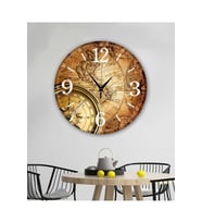 bilge Tasarım retro Duvar Saati 40 x 40 CM (Karışık)
