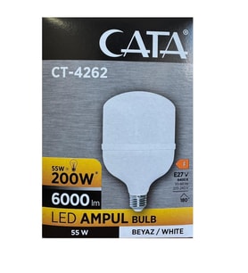 Ct-4262 55 Watt Beyaz Işık Led Ampul BULB
