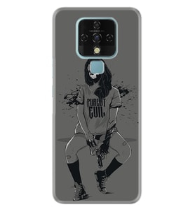 Tecno Camon 16 18P Pova Pova 3 Pova Neo Kılıf Desemli Silikon Purest Evil 1627