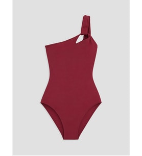 LCW DREAM Bordo Tek Omuz Kadın Mayo