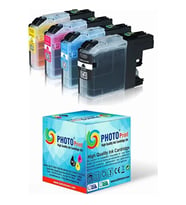 Photo Print® Brother LC77xL LC1240-LC1280 4 Renk Set Muadil Kartuş/ MFC-J5910 / MFC-J6510 / MFC-J6710 / MFC-J6910 (Çok Renkli)