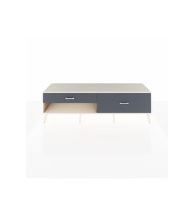 Hyperion TV Ünitesi 2 Çekmeceli  176x44x51 Çam-Aytaşı/Antrasit