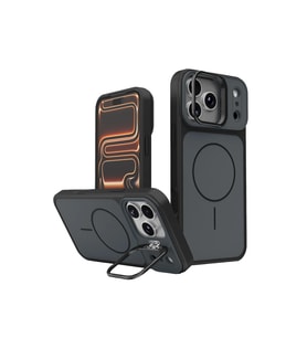Northcity Joko Apple iPhone 18 Pro Uyumlu Pale Magsafe Standlı Kapak - Siyah