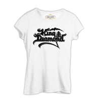 King Diamod - Logo Beyaz Kadın Tshirt