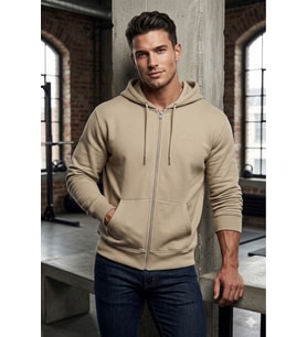 pamuk kapüşonlu erkek sweatshirt