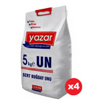 Yufkalık - Bazlamalık Un 5 Kg x 4 Adet