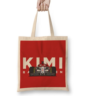 Kimi Raikkonen 02 Bez Çanta Uzun Saplı