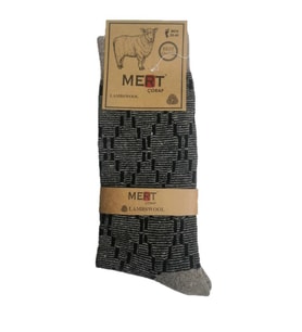 12 li Paket Mert Erkek Kışlık Yün Çorap Karışık Renk