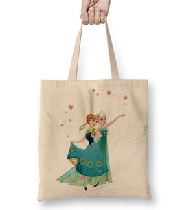 Elsa Anna Olaf The Walt Disney Company Bez Çanta Uzun Saplı