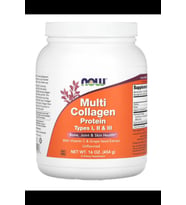 NOW Foods, Multi Collagen Protein, Type I, II & III, Unflavored, 16 oz (454 g) Made ın Usa (Renksiz)