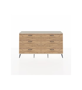 Arges Konsol 6 Çekmeceli  176x30x99 Çam-Aytaşı/Çam