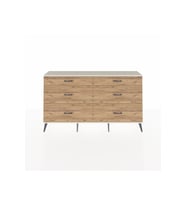 Arges Konsol 6 Çekmeceli  176x30x99 Çam-Aytaşı/Çam