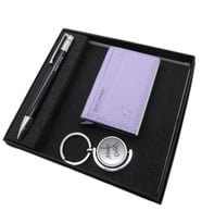 Signator D355 İsme Özel Set - Deri Kartlık + Anahtarlık  + Kalem Seti  İsme Özel Hediyelik Set (Karışık)