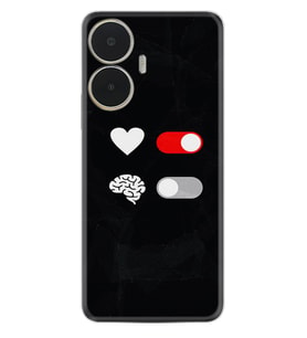 Realme C55 Kılıf Silikon Desen Özel Seri Love Brain 1722