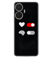 Realme C55 Kılıf Silikon Desen Özel Seri Love Brain 1722
