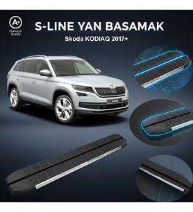 Skoda KODİAQ S-Line Premium Krom Yan Basamak 2017 Sonrası