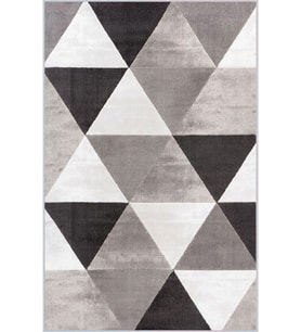 Eliana Home Baskılı, Yıkanabilir Kaymaz Taban Salon Halısı LNA1583-HY1194 100x150 cm (Gri)