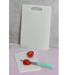 Kesme Tahtası Plastik 2'li Beyaz