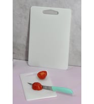 Kesme Tahtası Plastik 2'li Beyaz